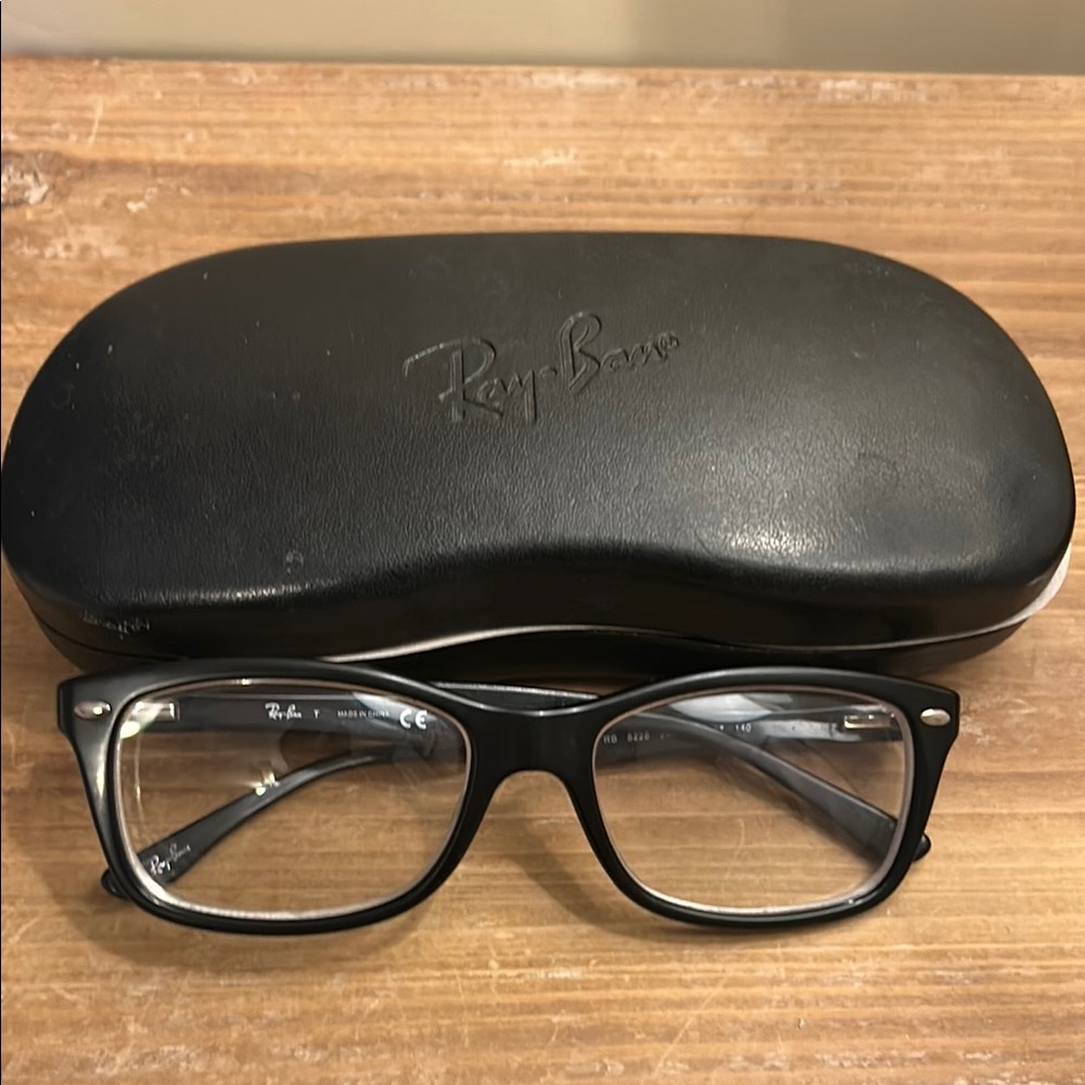 Ray-Ban Black Eyeglasses with Case